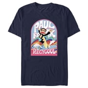 Mens Paul Frank Recycool Julius the Monkey Graphic Tee Navy Blue Medium