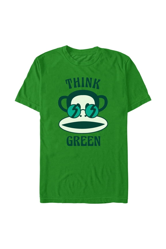 Men's Paul Frank Think Green Julius the Monkey Graphic Tee Kelly Green 3X Large