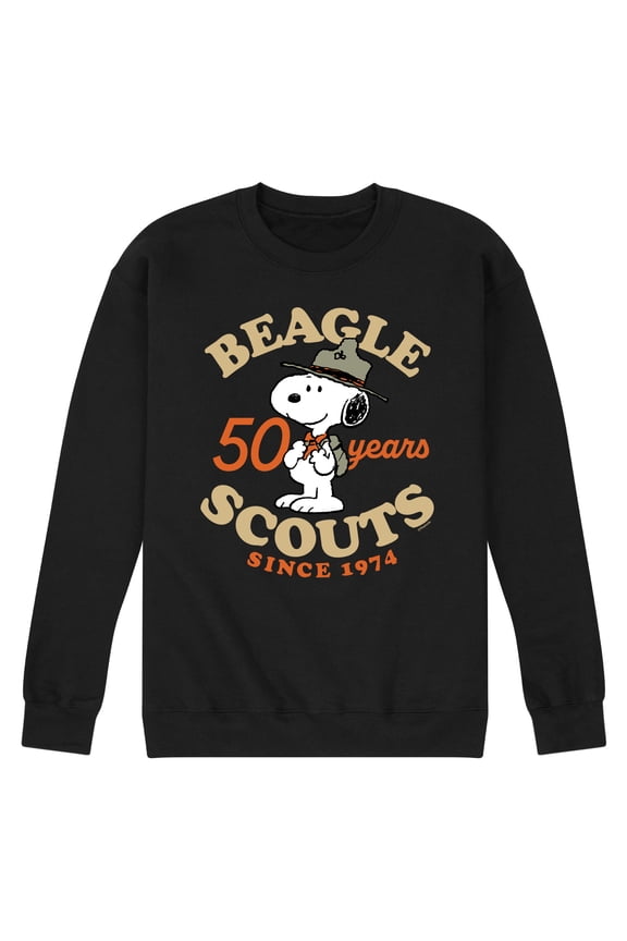 - Beagle Scout 50 Year Badge - Men's Crew Neck Fleece Pullover