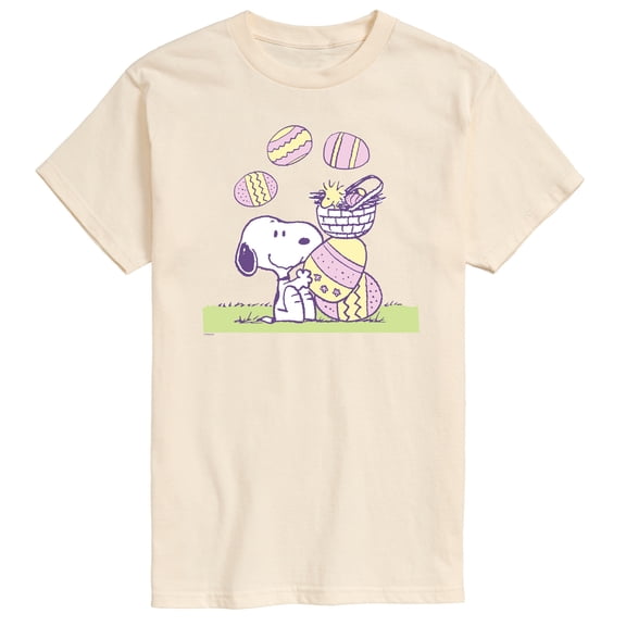 Peanuts - Easter Comic Panel - Men's Short Sleeve Graphic T-Shirt