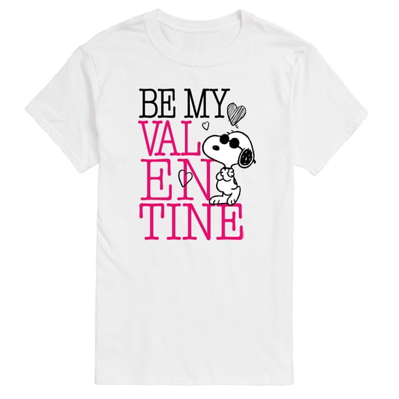 Peanuts - Be My Valentine - Men's Short Sleeve Graphic T-Shirt