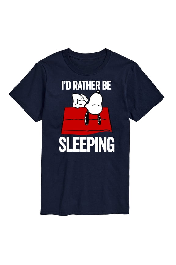 - I'd Rather Be Sleeping - Men's Short Sleeve Graphic T-Shirt