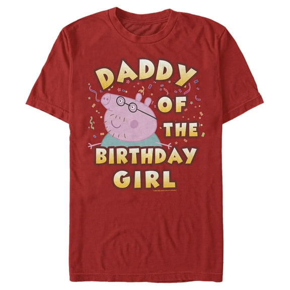 Men's Peppa Pig Daddy of the Birthday Girl Graphic T-Shirt