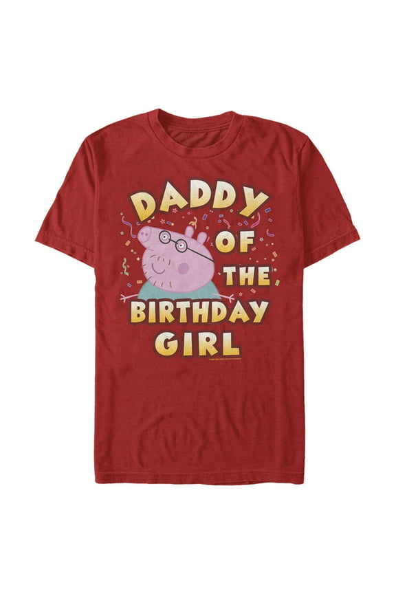 Men's Peppa Pig Daddy of the Birthday Girl Graphic T-Shirt