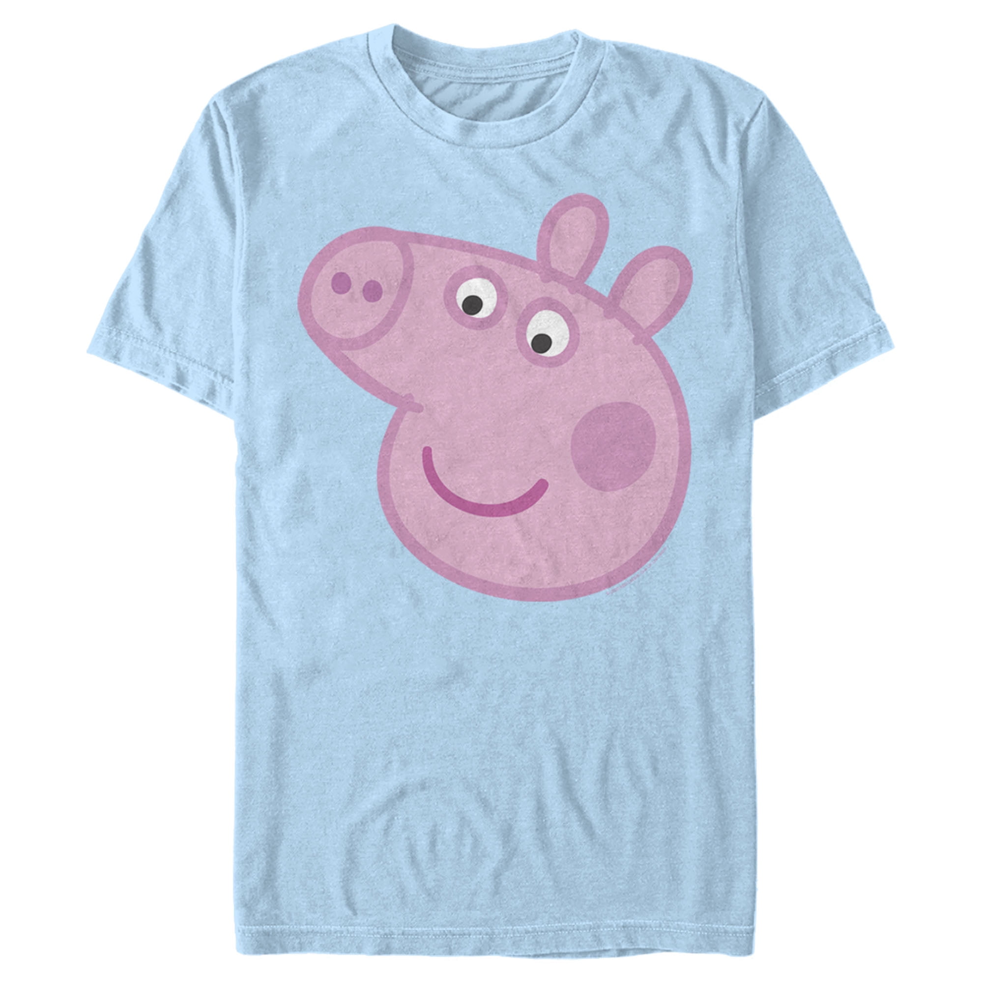 Men's Peppa Pig Large Face Graphic T-Shirt - Walmart.com