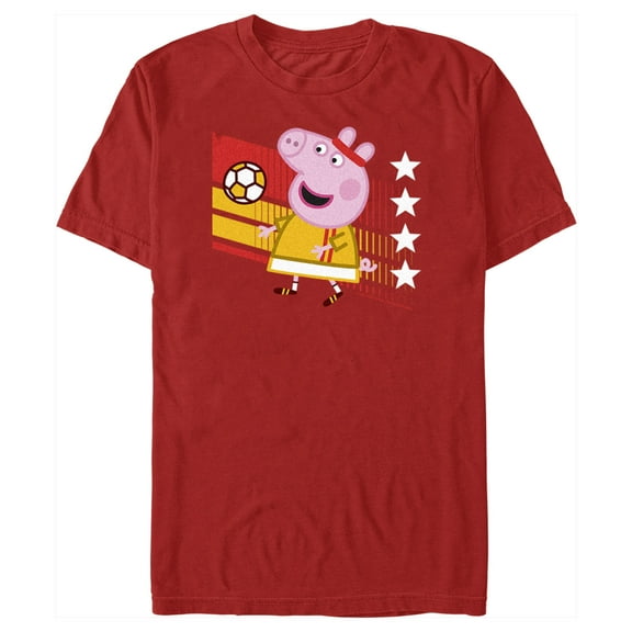 Men's Peppa Pig Spain Soccer Graphic T-Shirt