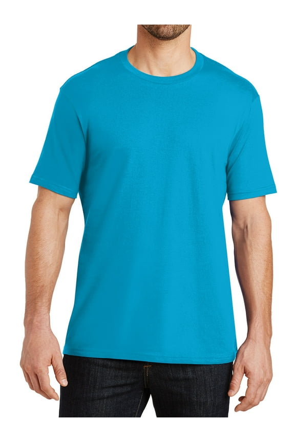 Men's Perfect Weight Crew Tee Bright Turquoise 2X-Large