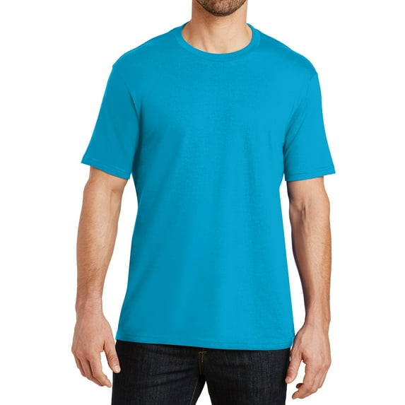 Men's Perfect Weight Crew Tee Bright Turquoise Large
