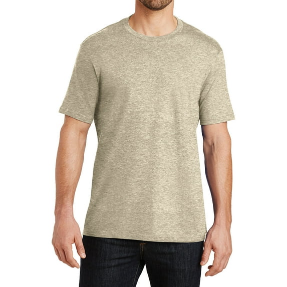 Men's Perfect Weight Crew Tee Heathered Latte Small