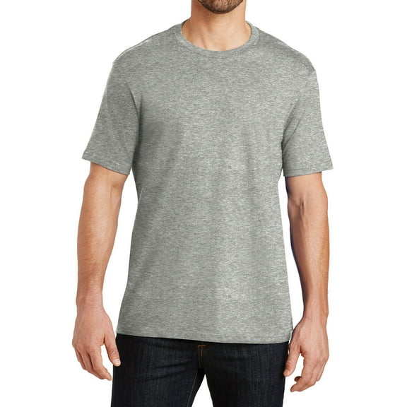 Men's Perfect Weight Crew Tee Heathered Steel 4X-Large
