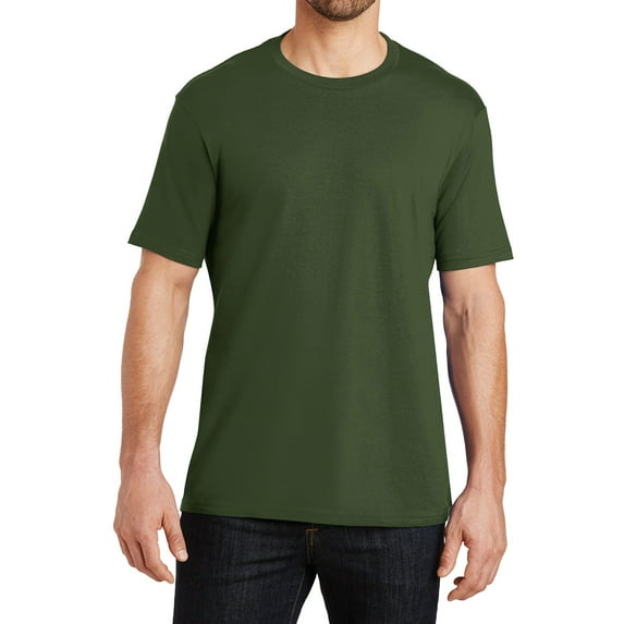Men's Perfect Weight Crew Tee Thyme Green 4X-Large