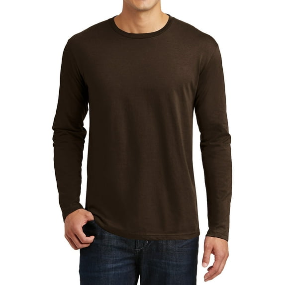 Men's Perfect Weight Long Sleeve Tee Espresso Medium