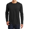 thumbnail image 1 of Men's Perfect Weight Long Sleeve Tee Jet Black 2X-Large, 1 of 4