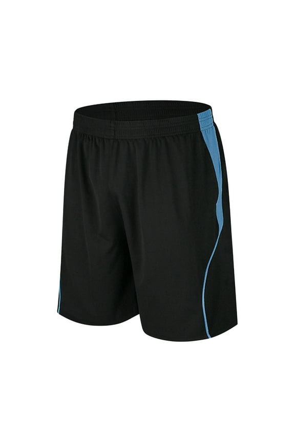 Men's Performance Athletic Shorts 9" Inseam Quick Dry Color Block Short Pants, Above Knee Length Training Basketball Running Exercise Wear with Pockets