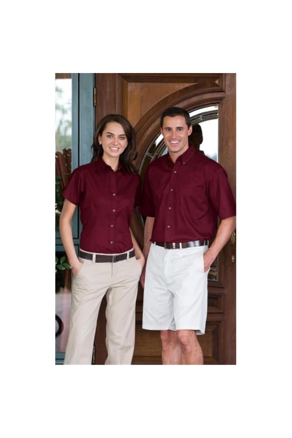 Men's Performance Center Full Button Front Shirt