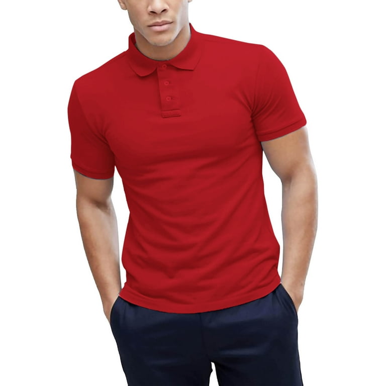 Sweat wicking polo top