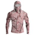 thumbnail image 1 of Men's Performance Fishing Hoodie Shirt with Thumbholes - UPF 50 Sun Protection Camo Long Sleeve Shirts Quick-Dry, 1 of 9