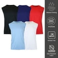 thumbnail image 1 of Men's Performance Moisture Wicking Active Short Sleeve & Muscle Tee (5-Pack), 1 of 7