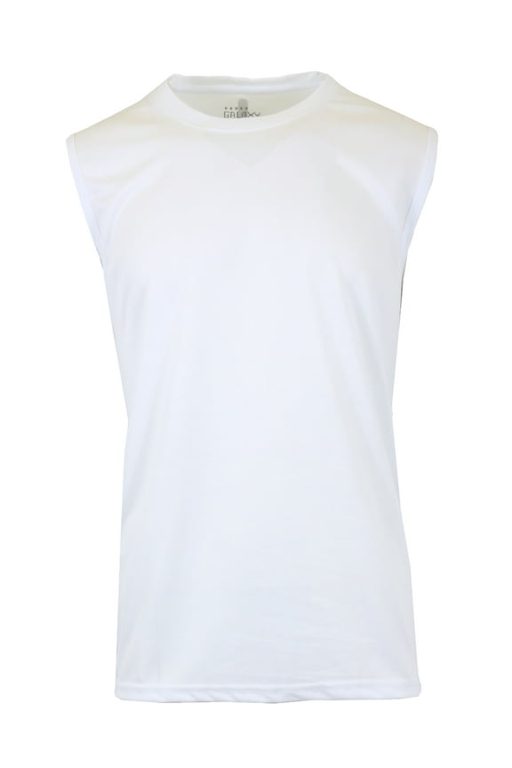 Men's Performance Moisture Wicking Active Short Sleeve & Muscle Tee