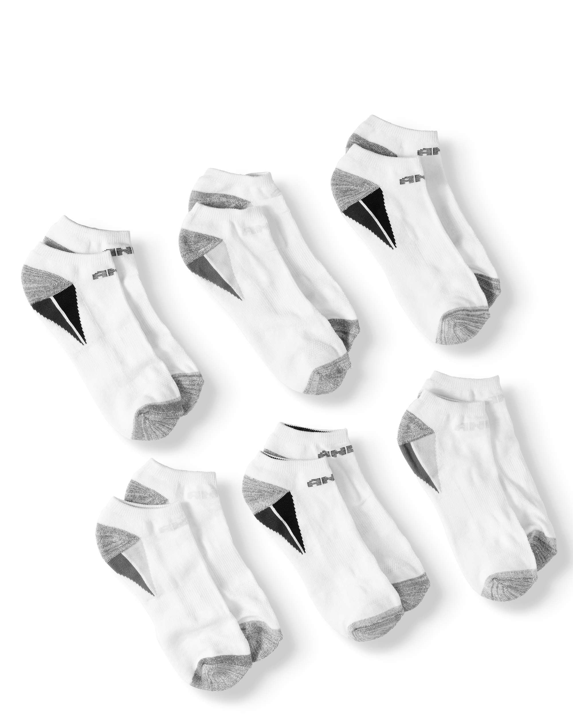 Men's Performance Socks Low Cut, 6 Pack - Walmart.com