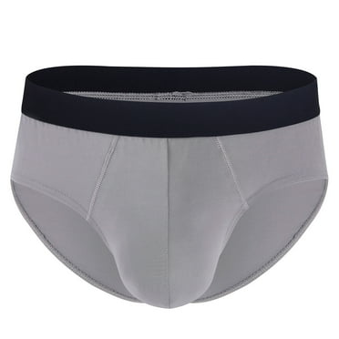 Men's Performance Stretch Cotton Brief Underwear Tagfree Breathable Men’s Underwear for Active Comfort Wear