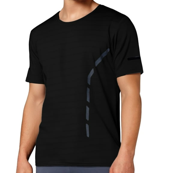 Men's Performance Workout T-Shirt Breathable Athletic Short Sleeve UPF 50+ Running Gym Tee Lightweight Wicking Active Shirt Mens T-Shirts Summer Lightweight Tee Tops