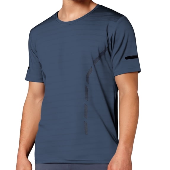 Men's Performance Workout T-Shirt UPF 50+ Breathable Athletic Running Tee Lightweight Gym Shirt