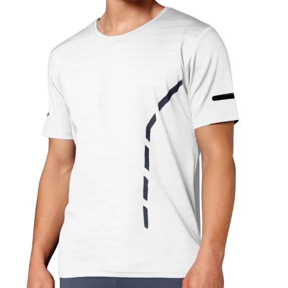 Men's Performance Workout T-Shirt UPF 50+ Breathable Athletic Running Tee Lightweight Gym Shirt