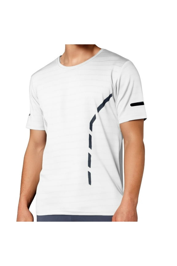 Men's Performance Workout T-Shirt UPF 50+ Breathable Athletic Running Tee Lightweight Gym Shirt