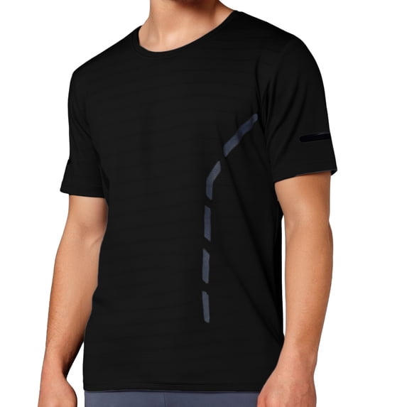 Men's Performance Workout T-Shirt UPF 50+ Breathable Athletic Running Tee Lightweight Gym Shirt