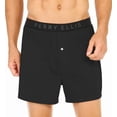 thumbnail image 1 of Men's Perry Ellis 163009 Luxe Solid Boxer Short (Black L), 1 of 4