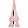 thumbnail image 1 of Men’s Petal Peach Formal Satin Self-Tie Bow Tie in a Variety of Colors by Spencer J’s Signature Satin Collection, 1 of 2