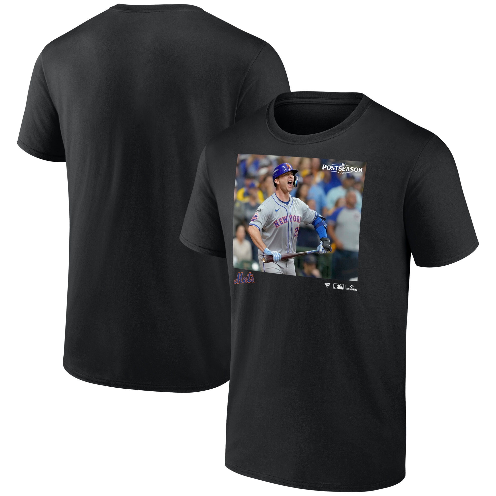 Men's Pete Alonso Black New York Mets 2024 MLB Postseason Moments T ... Pete Alonso Men's Pete Alonso Black New York Mets 2024 MLB Postseason Moments T ...