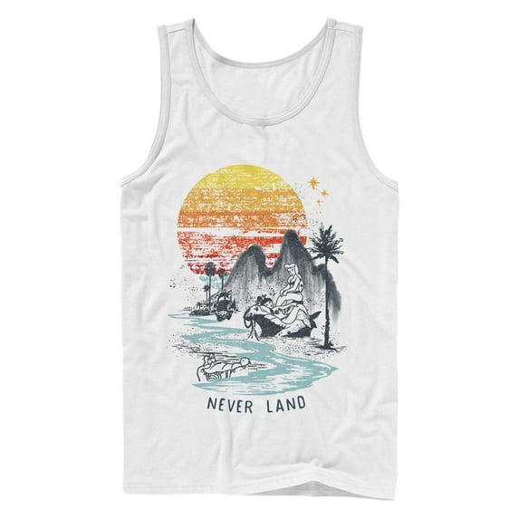 Men's Peter Pan Never Land Sunset Tank Top