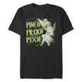 thumbnail image 1 of Men's Peter Pan Peter Pan St. Patrick's Day Tinkerbell Pinch Proof Pixie  Graphic Tee Black 2X Large, 1 of 5