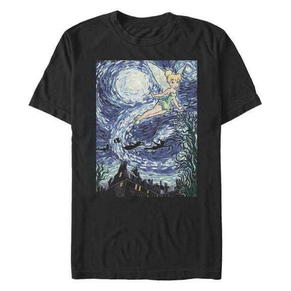 Men's Peter Pan Starry Tink Night  Graphic T-Shirt