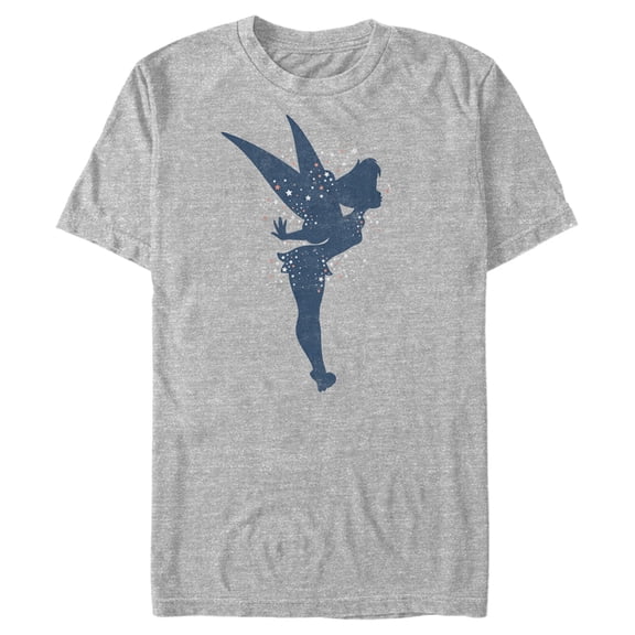 Men's Peter Pan Tinkerbell American Stars Fairy Dust Graphic Tee Athletic Heather Large