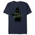 thumbnail image 1 of Men's Peter Pan & Wendy Captain Hook Captain of Chaos  Graphic Tee Navy Blue 2X Large, 1 of 5
