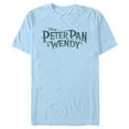 thumbnail image 1 of Men's Peter Pan & Wendy Simple Logo Graphic Tee Light Blue Medium, 1 of 4