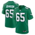 Men's Philadelphia Ea_gles Lane Johnson Kelly Green Alternate Game