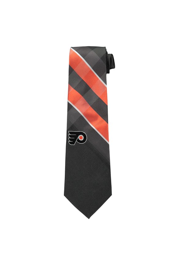 Men's Philadelphia Flyers Woven Poly Grid Tie