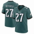 thumbnail image 1 of Men's Philadelphia Mitchell 27 Green Stitched Player T-Shirts Sports Team Game Top, Large, 1 of 1