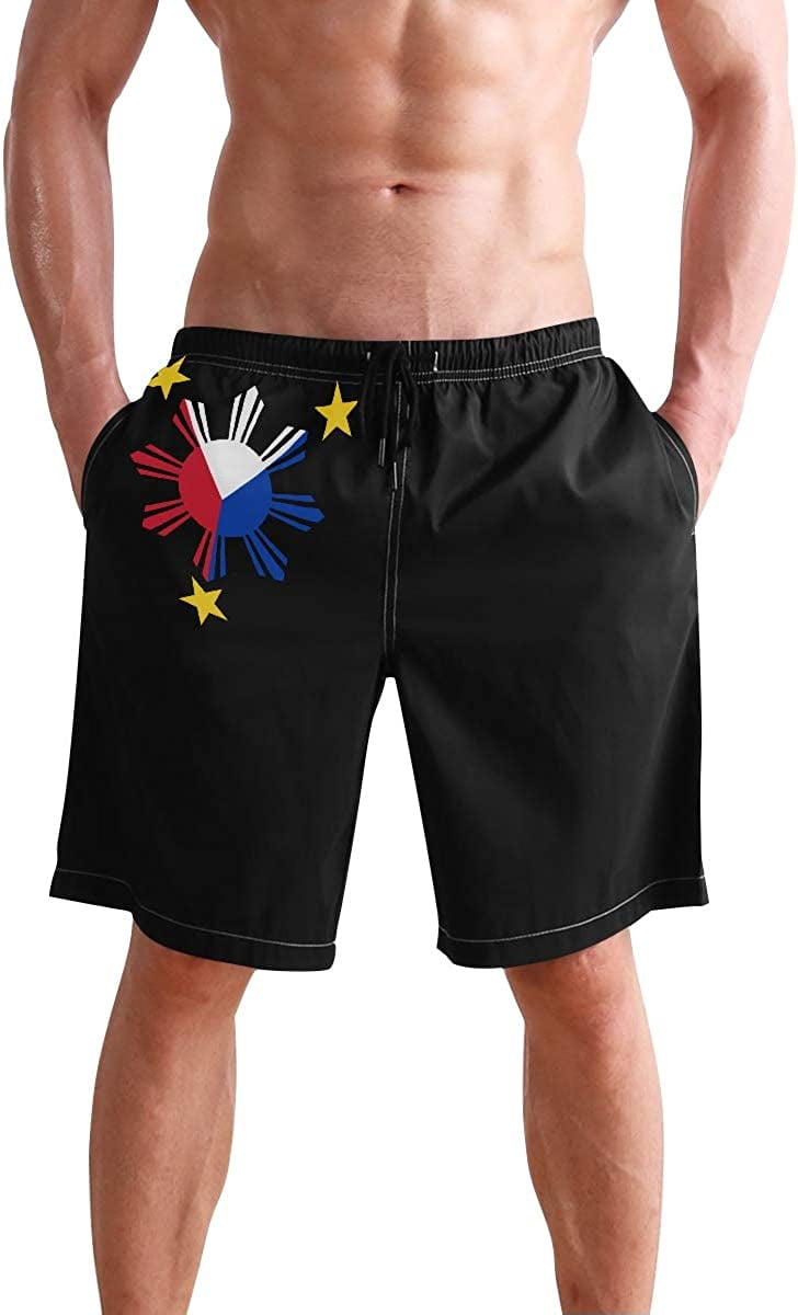 Bathing Suit Swimming Shorts Philippines Men's Philippine-Flag