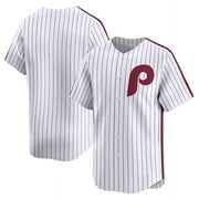 Men's Phillies Baseball Team Jersey_s Fans Gift Tee Classic Sports Short Sleeved Tops Embroidered Button-down Breathable Shirt