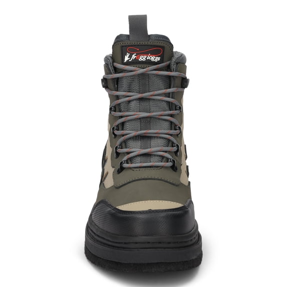 Frogg Toggs Pilot II Wading Shoe, Fishing Shoe for Men, Felt, Khaki/Black, Size 10