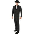 thumbnail image 1 of Men's Pin Striped Gangster Suit Costume Jacket Pants Dickie 2XL, 1 of 1