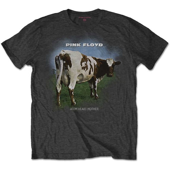 Men's Pink Floyd Atom Heart Mother Slim Fit T-shirt Large Charcoal