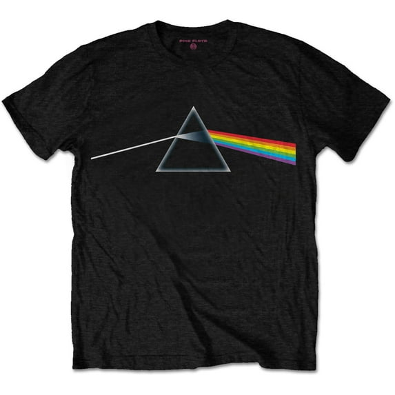 Men's Pink Floyd Dark Side of the Moon Album Slim Fit T-shirt X-Large Black
