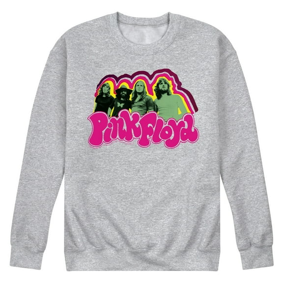 Pink Floyd - Poster - Men's Crew Neck Fleece Pullover