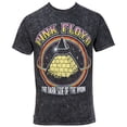 thumbnail image 1 of Men's Pink Floyd Pyramid Prism Tie Dye T-shirt XX-Large Black Mineral Wash, 1 of 1